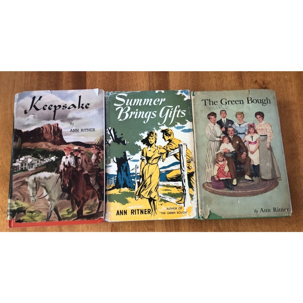 Ann Ritner Book Lot of 3 HC DJ Keepsake Green Bough Summer Brings Gifts Vintage
